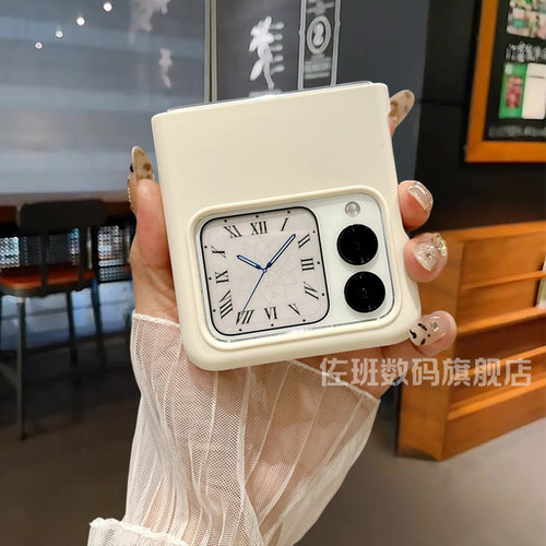 适用novaflip手机壳纯色液态硅胶