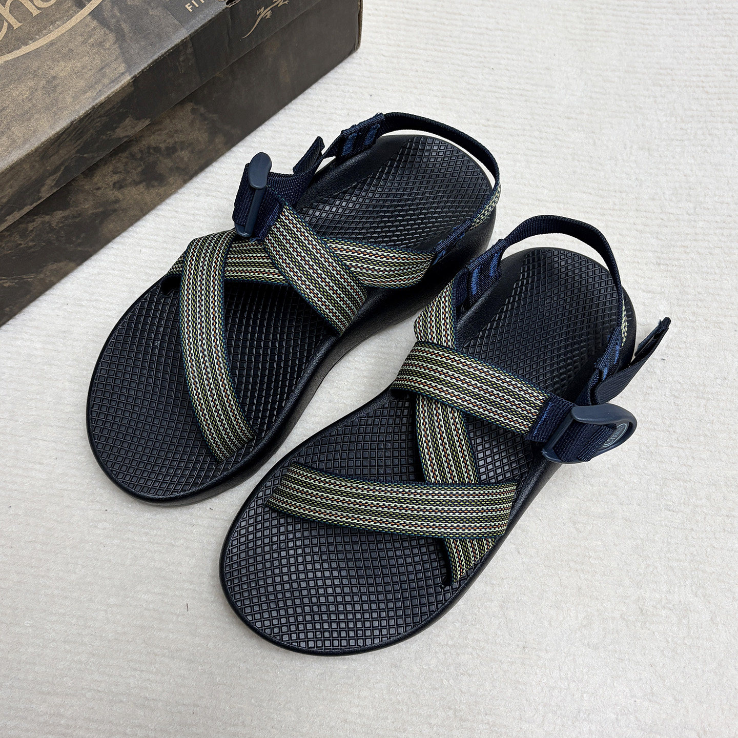 新款查科Chaco Z1 CLASSIC山系户外织带速干溯溪凉鞋防滑沙滩鞋男