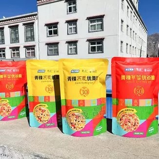 奇正青稞优谷脆水果麦片谷物早餐草莓即食燕麦营养西藏拉萨冲