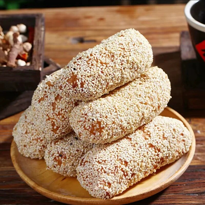 陕西三原特产蜂蜜蓼花糖西安传统芝麻甜品手工回民街小吃零食