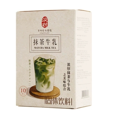 网红推荐抹茶牛乳茶沢村会社桂花白桃乌龙味牛乳茶奶茶粉袋装冲饮