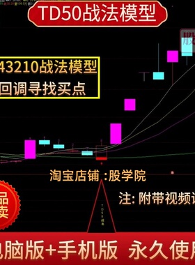 543210指标战法回调寻找买点某音比较火的通达信TD50战法公式模型
