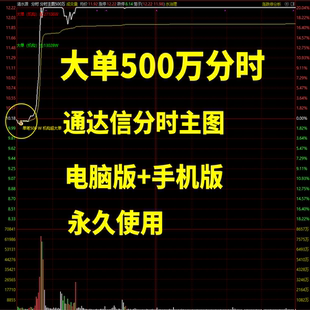 机构超大单分时指标短线捕捉涨停板分时大单500万主力资金 不漂移