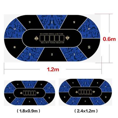 德州扑克桌布桌垫毛毡毛绒台布筹码防滑橡胶垫扑克牌台垫