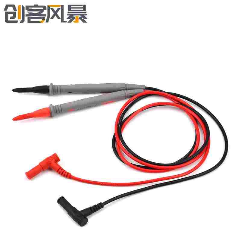 万用表笔线镀金铜针硅胶防冻特尖表笔线数字指针电压万能表表笔棒