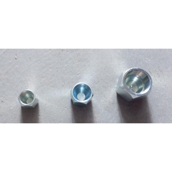 液压接头美制内丝堵头喇叭口美制7/16 9/16 1/2连接内螺纹英公制