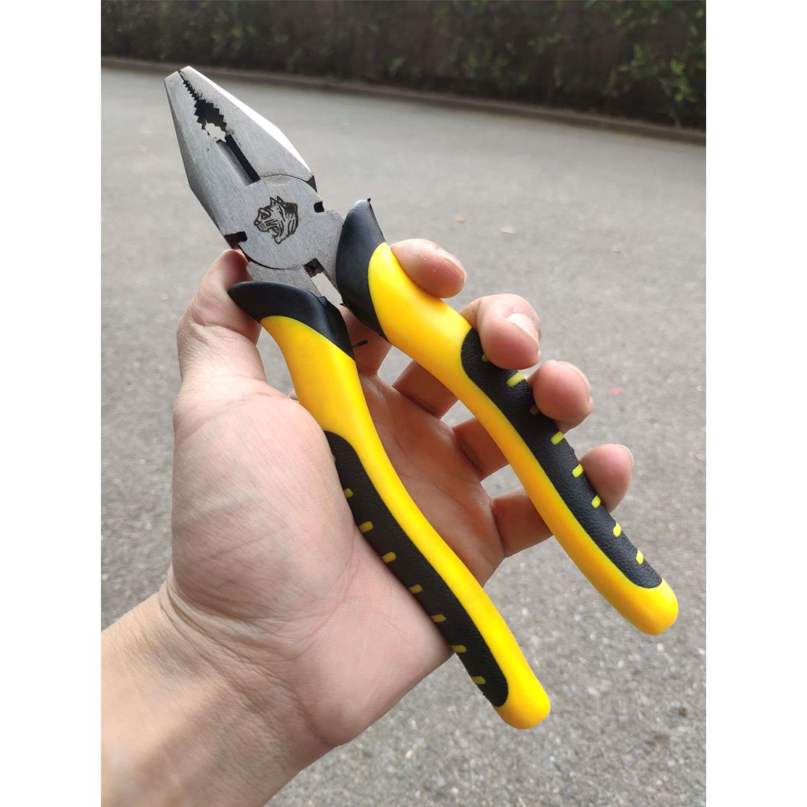 正品 8寸200MM锻打　老虎钳　钢丝钳 平口钳 断线钳