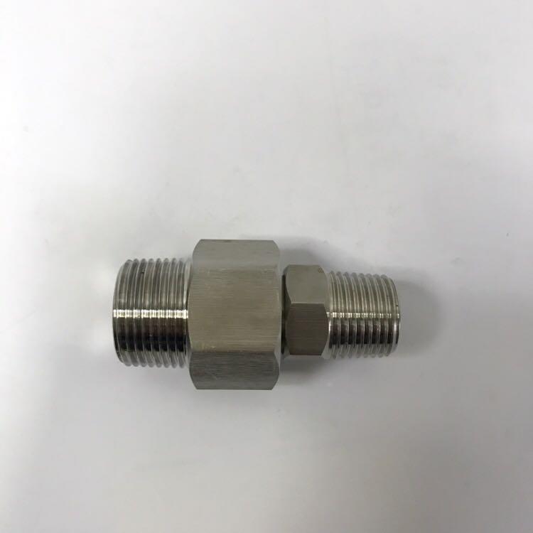 不锈钢外丝接头 双外丝 两边外螺纹 一边NPT1/2 一边NPT3/4 组合