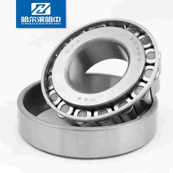 哈尔滨轴承HZB 30208 7208E圆锥滚子轴承内径40mm外径80mm厚18mm