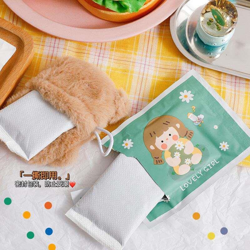 可爱毛绒暖手宝女学生随身便携迷你暖手蛋替换芯手握自发热暖