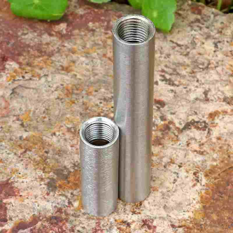 DN8两分双内丝304不锈钢管 2分套筒两头内螺纹焊接管延长直通管