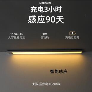 智能人体感应器灯L磁E橱D无线柜灯US充电款吸衣柜B灯手扫感61458