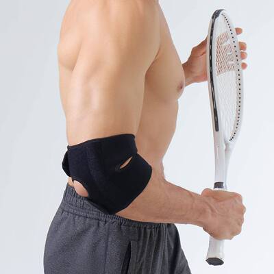 透外运动健定身网球训练跑步可调节固防滑舒适气减震户护肘AB125