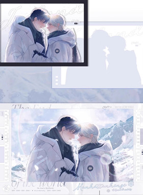 【合集】MOF 悬日冰岛求婚吧唧 蓝色阴雨徽章组合 猫狗日记立牌