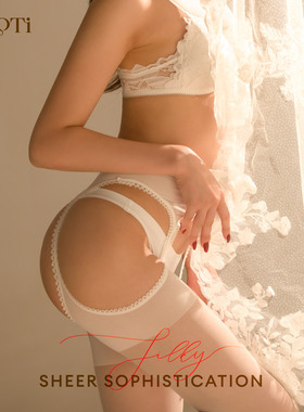 女薄款丝袜性感吊带袜四面镂空免脱百搭舒适日常蕾丝一体长筒袜