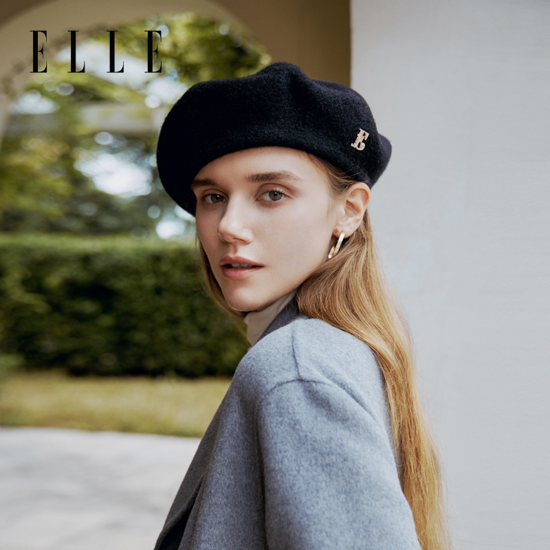 ELLE贝雷帽户外女士秋冬季