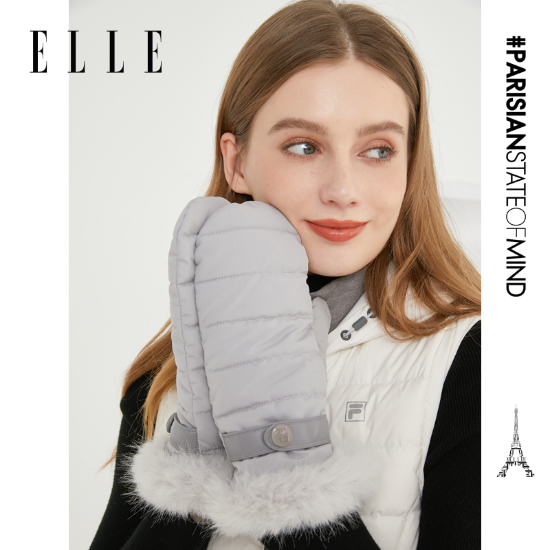 ELLE女士加绒加厚手套