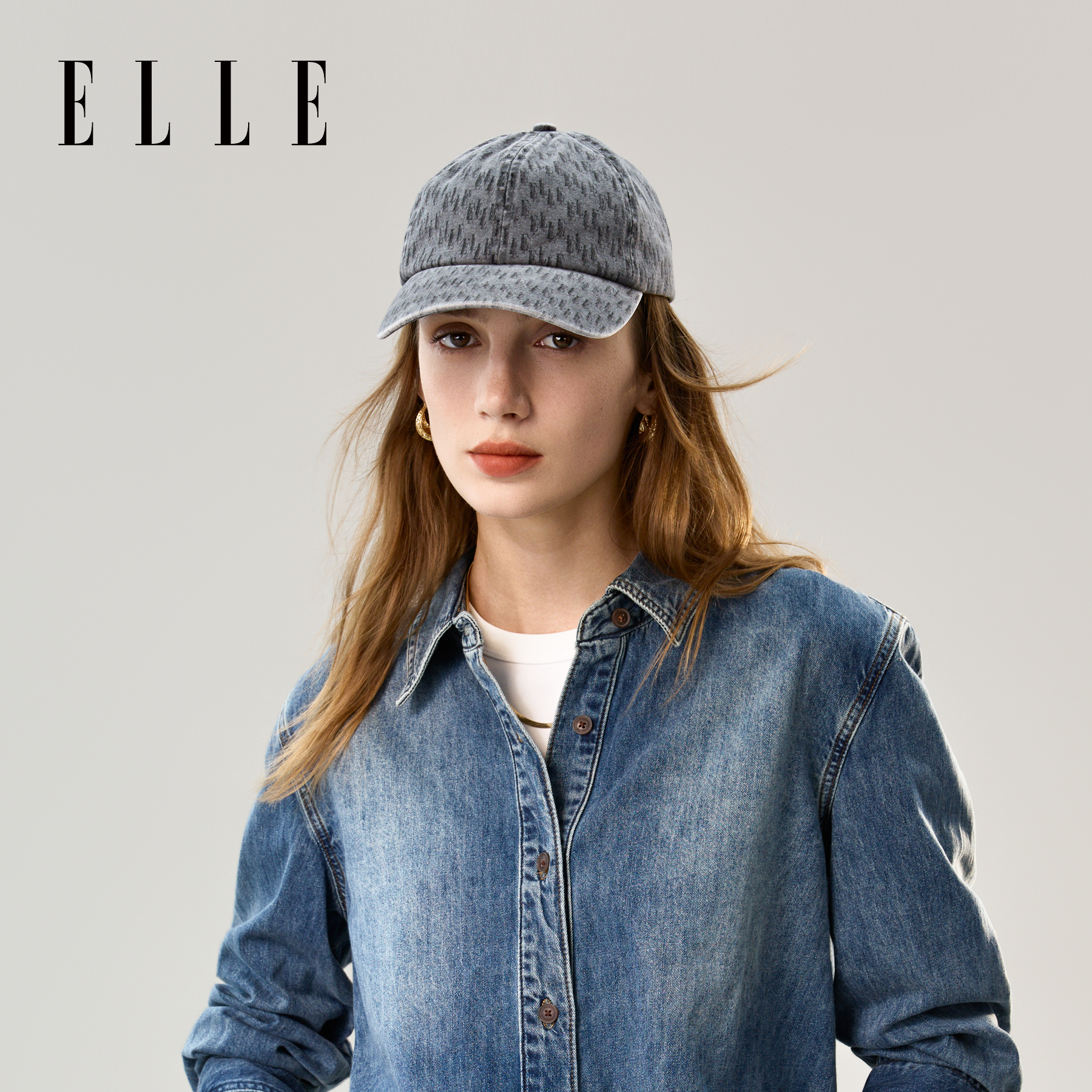 ELLE鸭舌帽女士2025新款