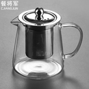 功夫茶具 玻璃茶壶套装 家用客厅烧水泡茶壶茶水分离过滤冲茶器中式