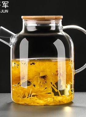 家用耐热大容量套装玻璃茶壶