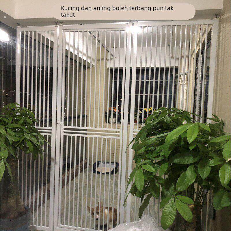 宠物门栏免打孔防猫围栏挡拦猫咪隔离小狗栅栏室内杆防跳专用阳台