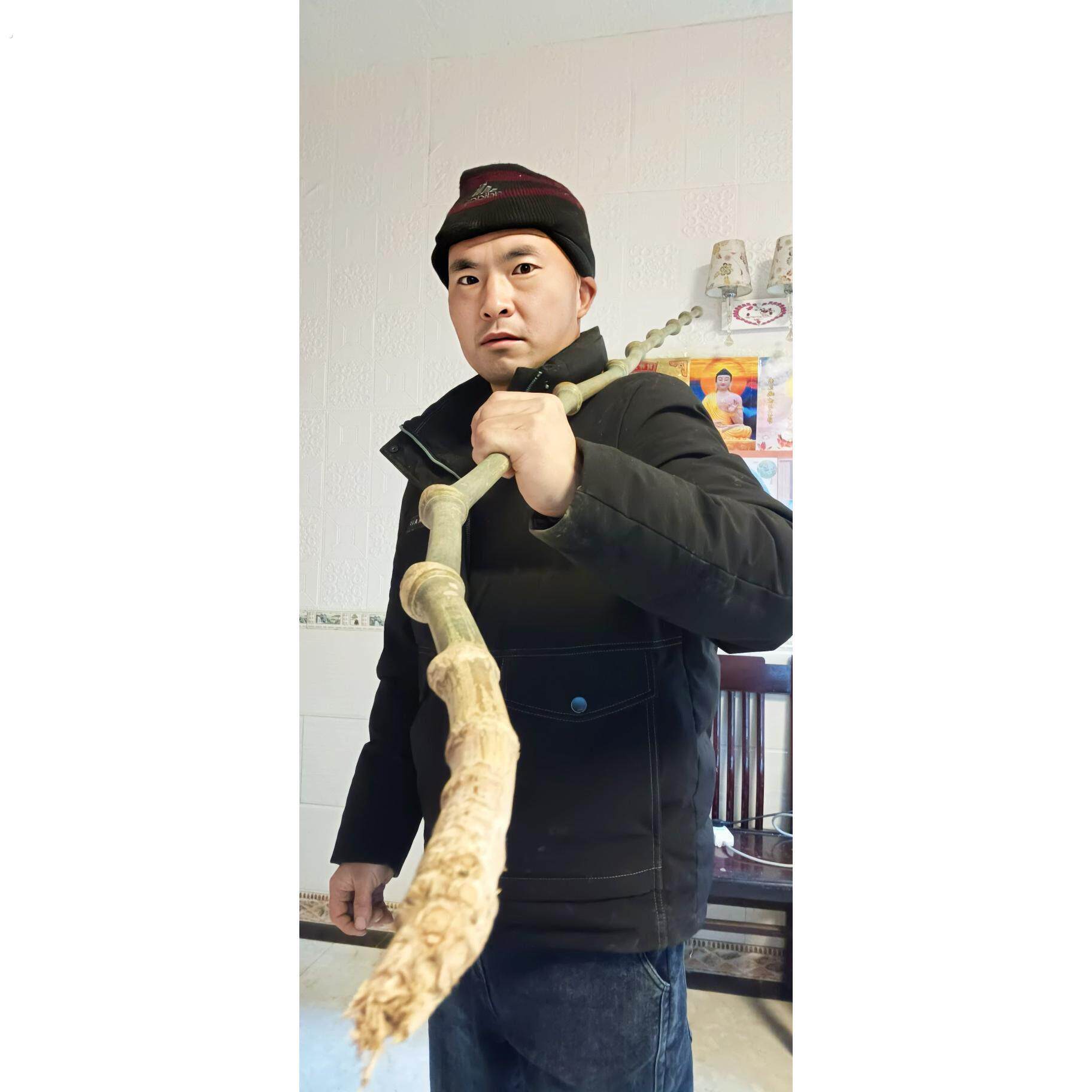 筇竹杖,东坡竹杖,收藏品挂件摆件罗汉竹工艺品,原始森林生长