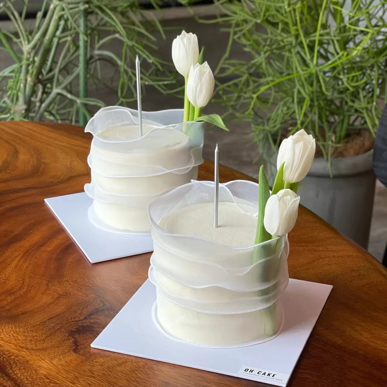 康乃馨蛋糕装饰郁金香生日花束插件女神节简约蛋糕摆件母亲节礼品