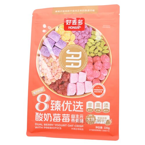 好麦多奇亚籽坚果水果麦片酸奶水果即食代餐早餐谷物330克