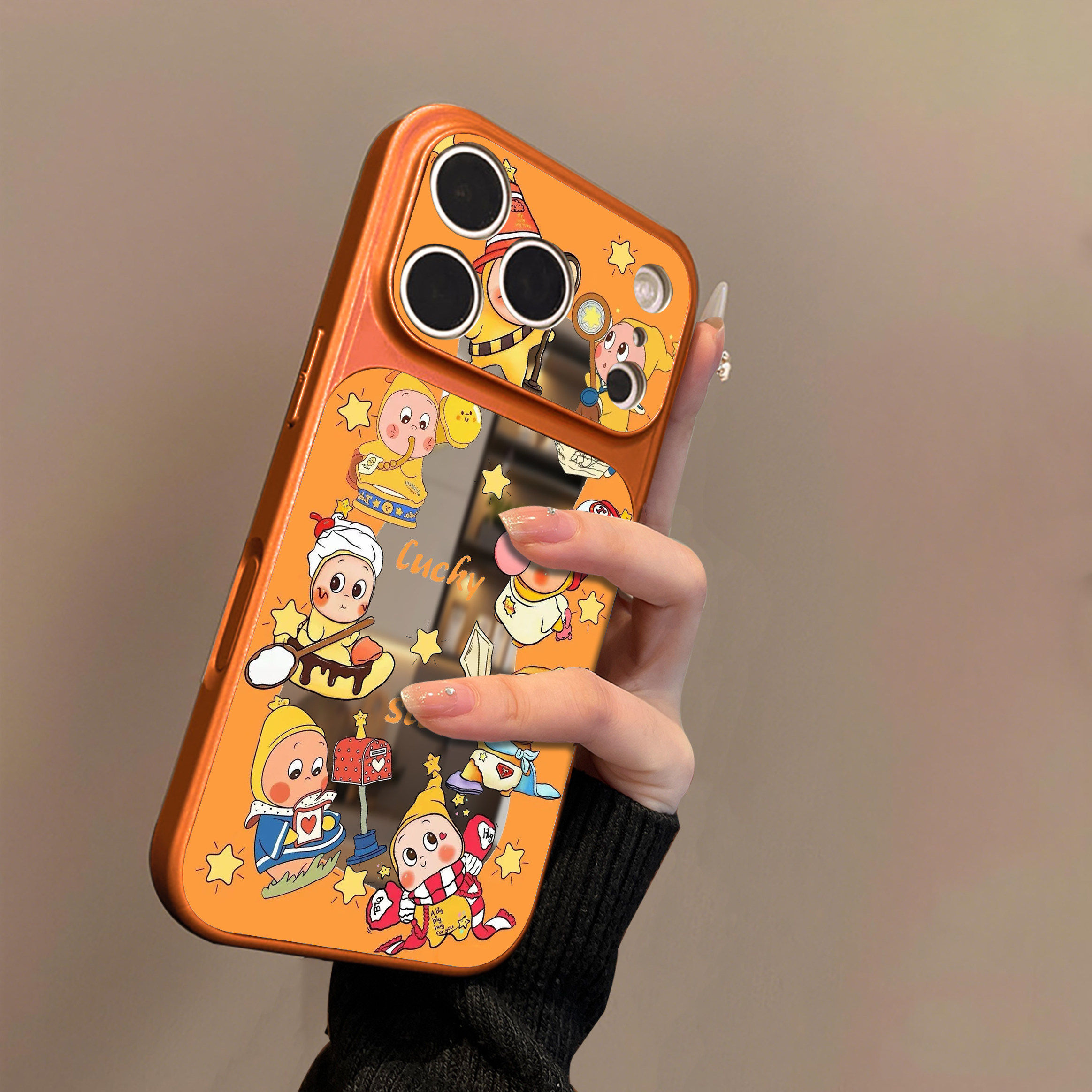 星星人适用苹果17手机壳镜头全包防摔防护可爱卡通iPhone17Promax新款手机壳