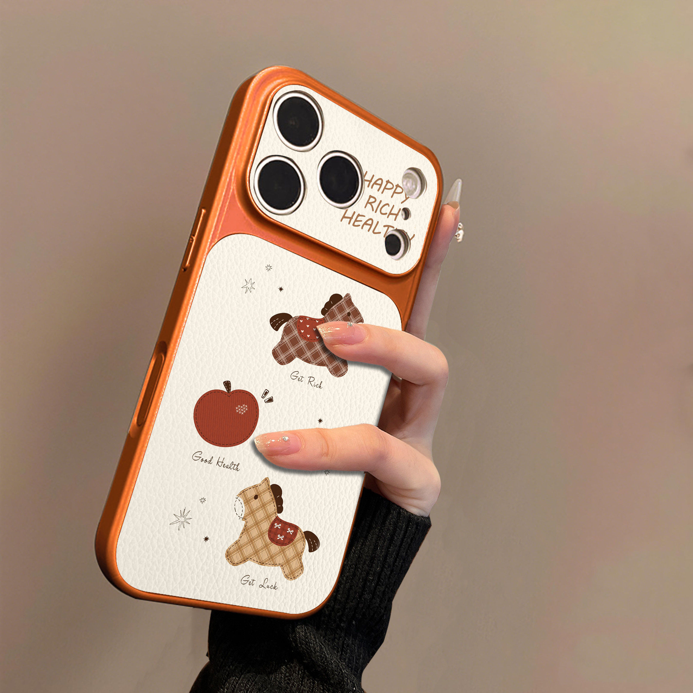 可爱小马适用苹果17手机壳iPhone17promax新款16pro高级感15promax情侣14男女13pro全包硅胶plus防摔软保护套