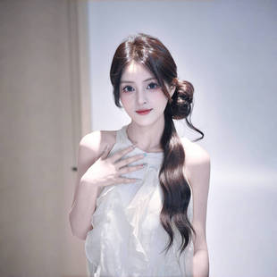 马尾假发自绕式赵露思同款假发女长发马尾辫仿真发高马尾辫子发饰