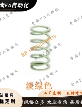 淡绿色矩形弹簧SWY37 42-40 45 50 55 60 65 70 75 80 90 100