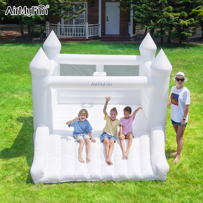AirMyFun白色婚礼充气城堡蹦蹦床