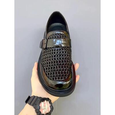 52108-036新品男士纯皮编织休闲舒适男鞋高品质时尚百搭帅气潮流