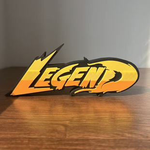 街头霸王6 传奇 Street Fighter6 立体字体 立牌 铭牌 标志 摆件