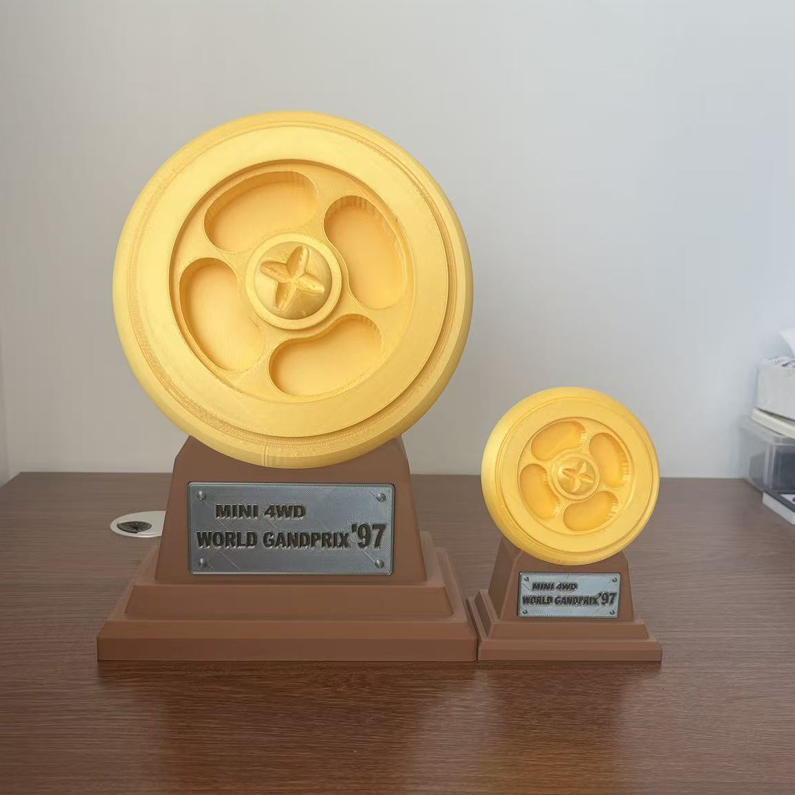 四驱兄弟WGP世界杯 奖杯 标志 摆件