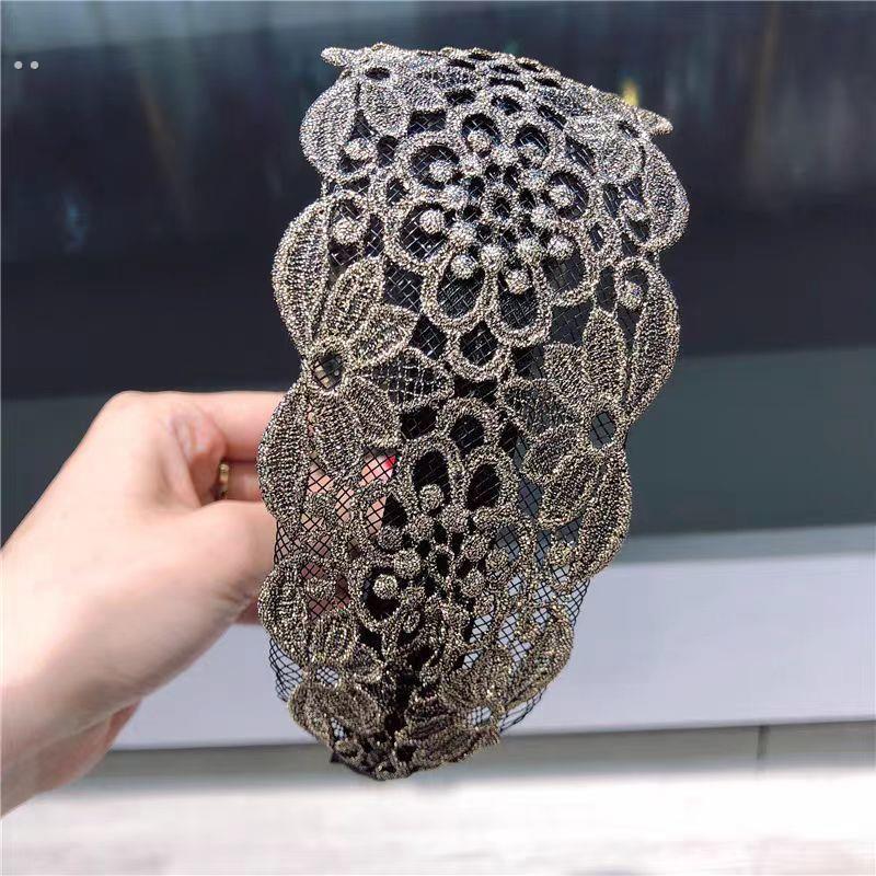 韩国遮白发的发箍女外出百搭宽边防滑压发卡超款头箍网红发带头饰