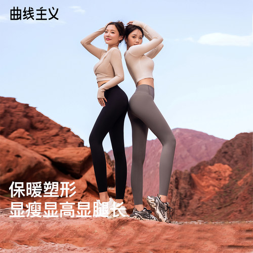 曲线主义鲨鱼裤新款秋季高腰显瘦