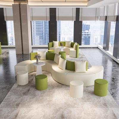 培训机构圆形沙发组合幼儿园办公室休息区会客接待创意异形沙发