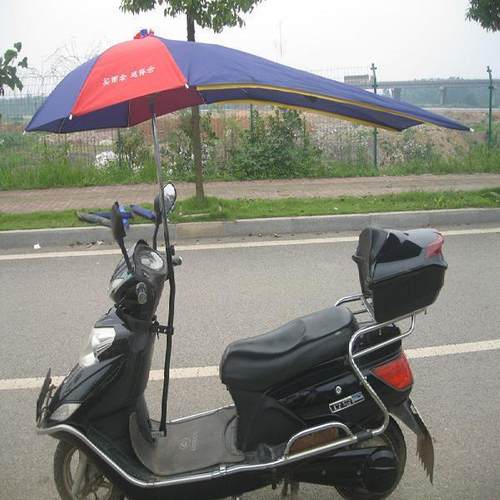 怀云牌机车伞雨棚三轮车电动车遮阳雨伞防晒遮阳伞超大加厚雨篷