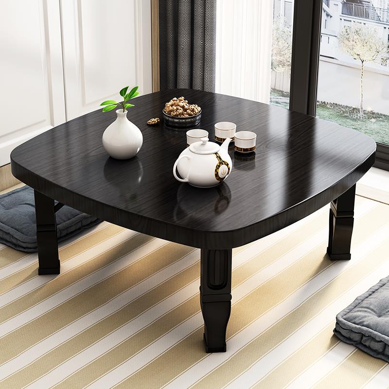 折叠桌子家用暖桌吃饭炕桌地桌榻榻米飘窗茶几炕几折叠饭桌小桌子