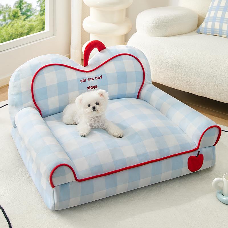狗窝沙发四季通用可拆洗夏日中小型犬睡觉的狗床泰迪宠物猫咪用品
