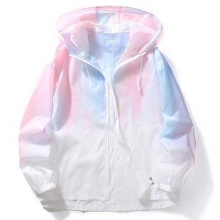 防晒衣男女渐变旅游轻薄透气骑行情侣款户外攀山皮肤钓鱼防晒服