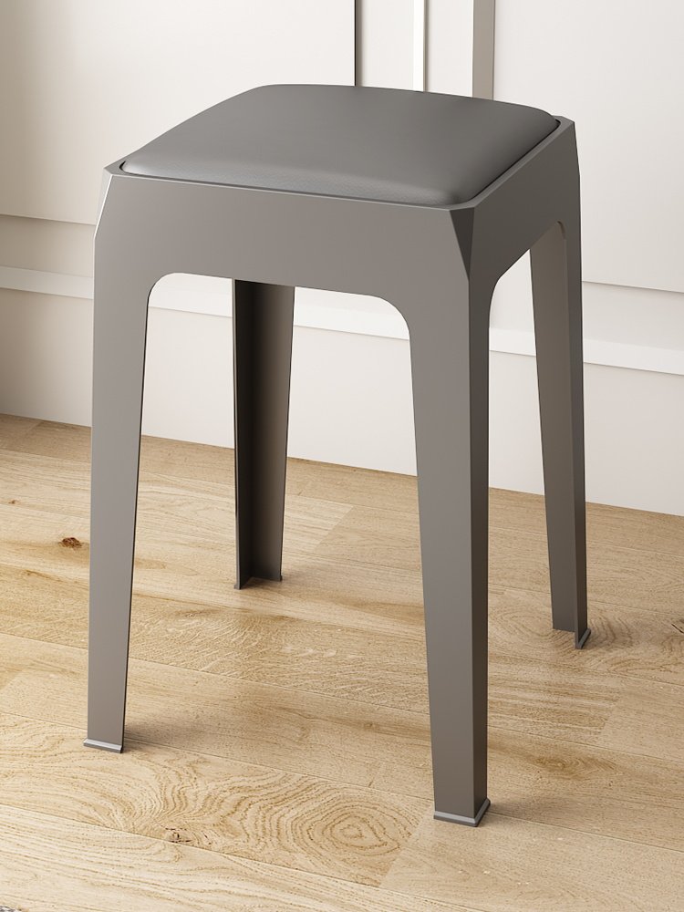 料凳子厚餐桌凳尚方简北轻奢椅塑家用加客厅高板时凳现代约欧胶子
