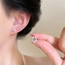 爆闪绝美医用钛钢耳钉女款 双耳洞高级感养耳洞耳蜗钉耳骨钉耳饰品
