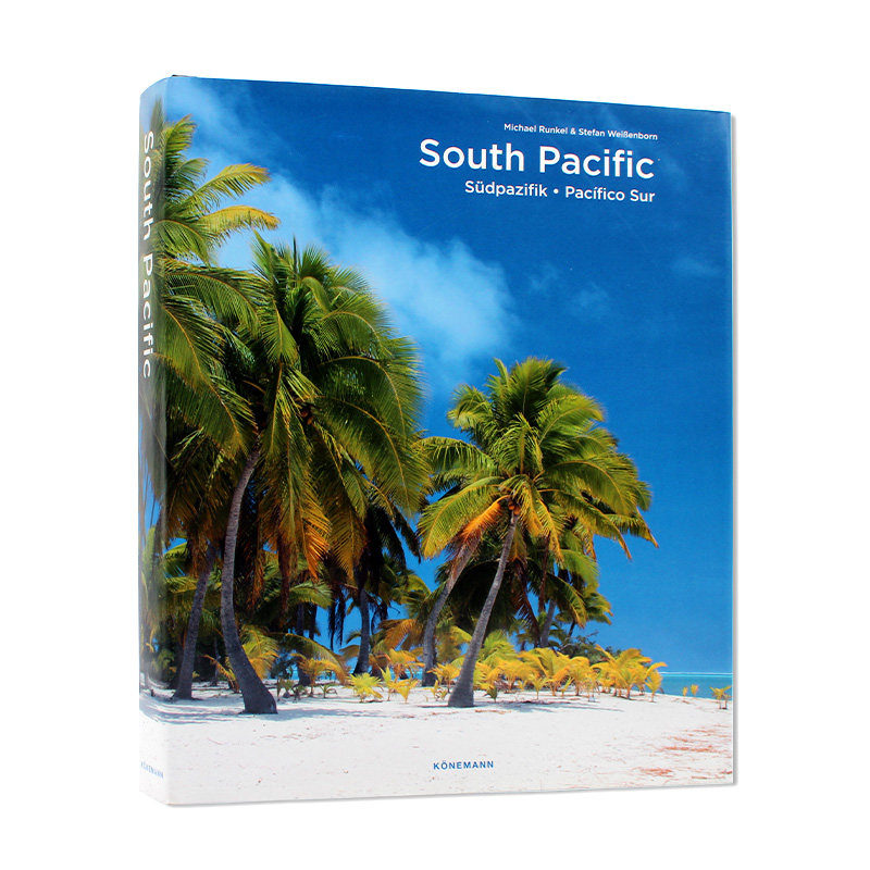 现货 South Pacific 南太平洋 大洋洲岛屿世界的自然美景 崎岖的美景 温暖的泻湖和色彩缤纷的珊瑚礁 进口原版 多语种 精装