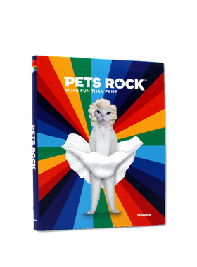 现货 英德法三语 Pets Rock : More Fun than Fame  宠物摇滚：比名声更有趣 宠物拟人穿着服装摄影画册 英文原版