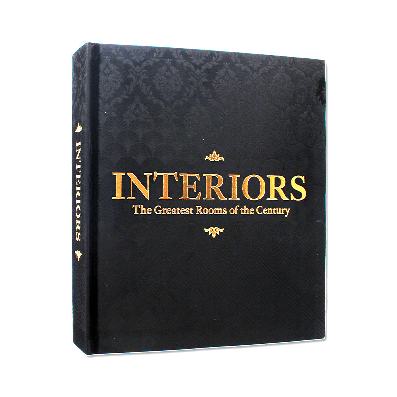 现货 Interiors 内饰（黑色版）室内设计装潢房间摆设布置 400个住宅室内设计案例展示 住宅室内设计和装饰 英文原版