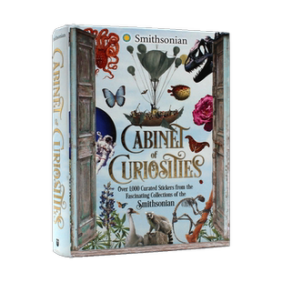 现货 Cabinet of Curiosities 奇珍异宝的内阁:超过1000策展贴纸从史密森尼的迷人收藏 美丽独特 英文原版