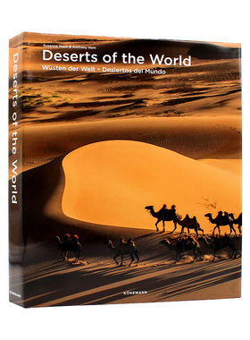 现货 Deserts of the world 沙漠世界 精致的山脊线被风完美地雕刻出来 黑色岩石或砂岩组成的偏远山脉 进口原版 多语种 精装